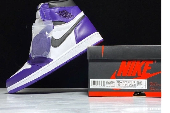 555088-500 Purple Retro 555088-500 High Jordan Air Court 1 White 0408